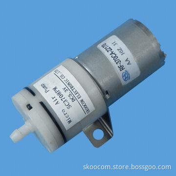 Mini air pump with mounting bracket